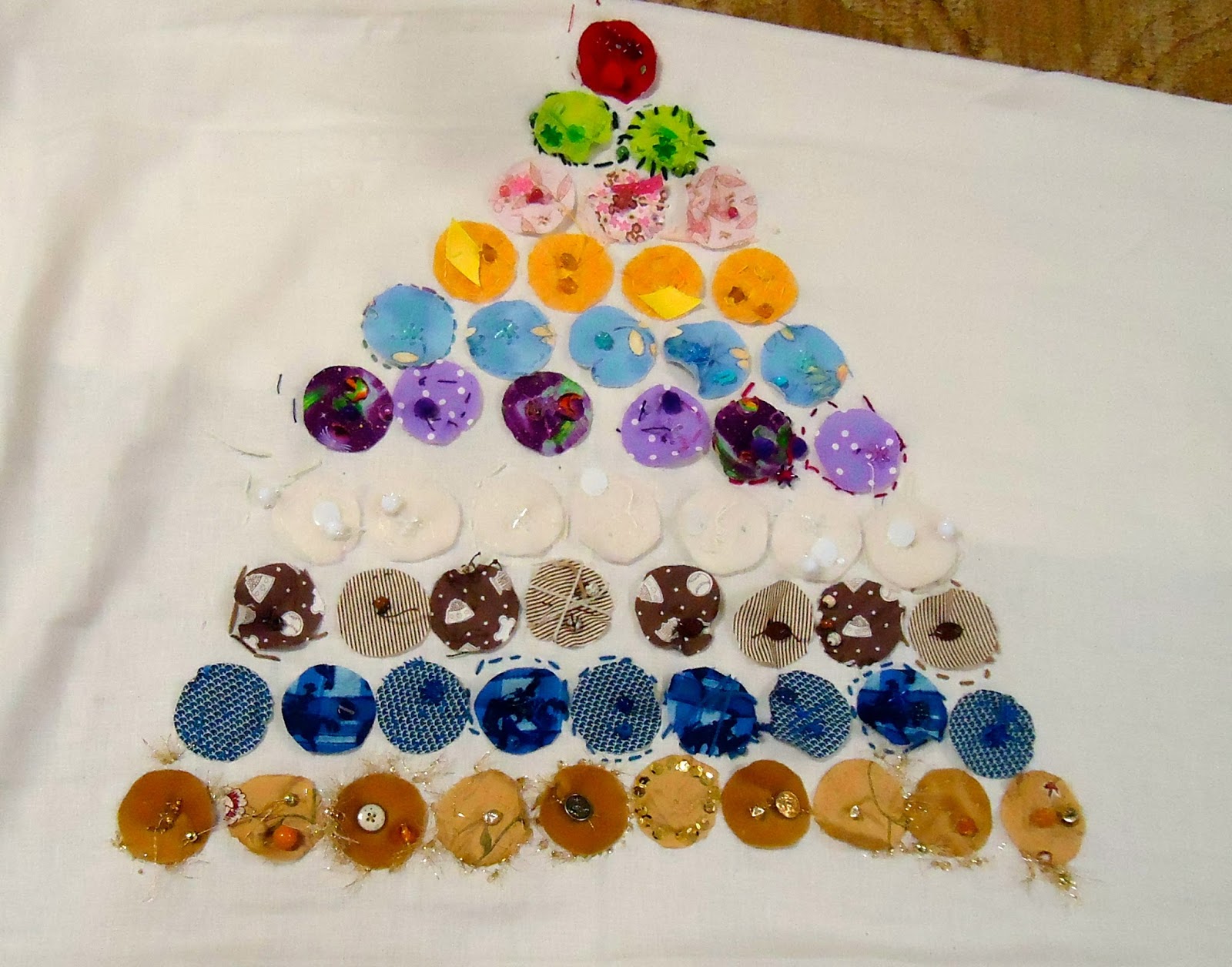 To the Lesson! Sewing Together on the Tapestry Table