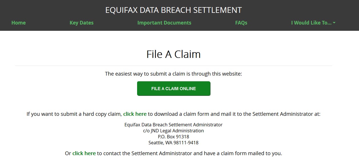 equifax breach settlement status equifax breach settlement status