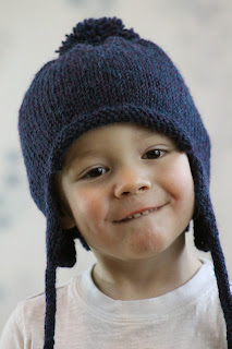Balls to the Walls Knits: All in the Family Earflap Hat