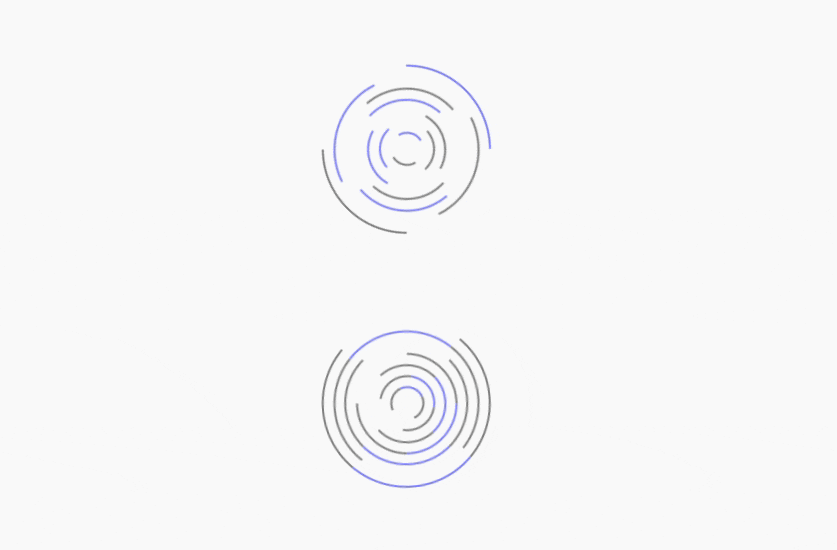 Tyre Shaped Preloader With Hover Effect