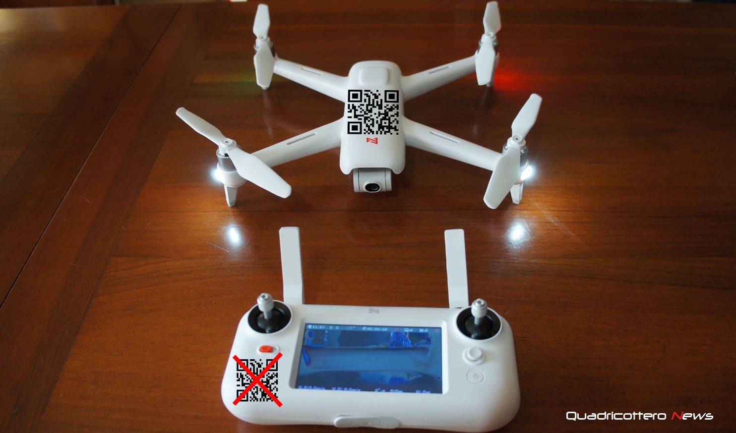 QRCODE registrazione operatore è obbligatorio sul drone, non anche sul