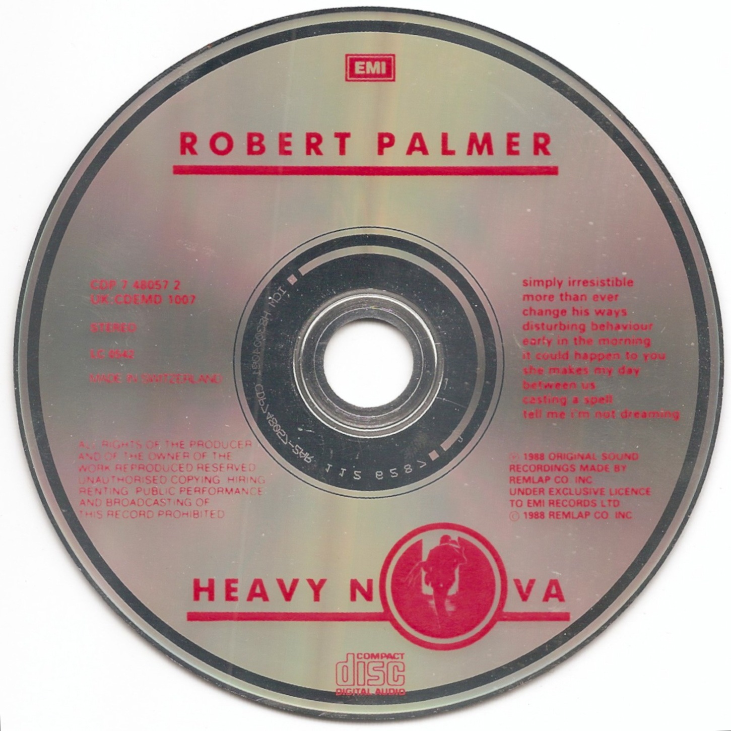 CD ロバート・パーマー Heavy Nova | tureserva.com.co