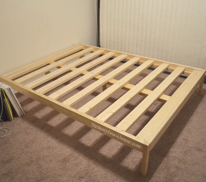 Easy Bed Frame for Under 40! The Stonybrook House