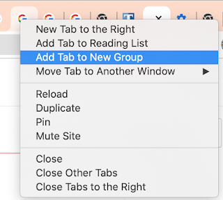 Chrome tips for teachers- create tab groups Chrome tips for teachers- create tab groups