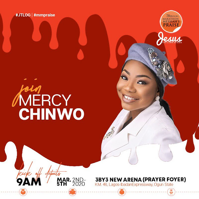 Watch Mercy Chinwo Ministration At 78 Hours Marathon Praise 2020