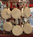 Mini-Drum and Drum-stick Earrings