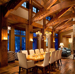 dining room cozy cabins homes rustic cabin winter mountain interiors cottage cottages locati rooms architects houzz luxury interior contemporary christmas