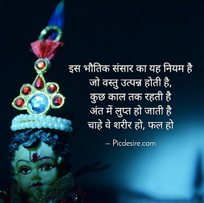 20 Best Krishna Quotes in Hindi with Images