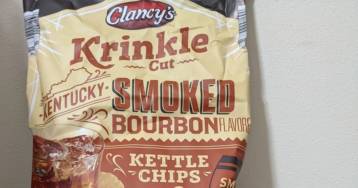 Clancy's Krinkle Cut Kentucky Smoked Small Batch Bourbon Kettle Chip
