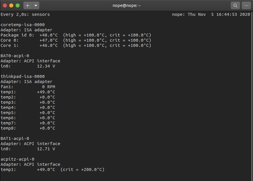 Cara Cek Suhu CPU di Linux lmsensors Linux Island