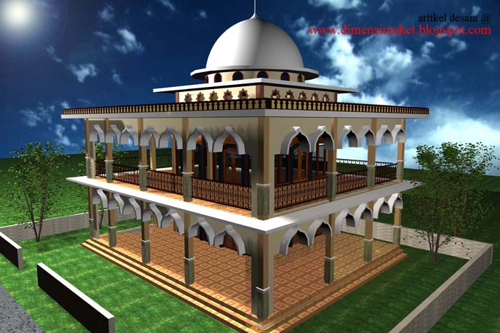 Gambar sketsa bangunan masjid - 28 images - desain 