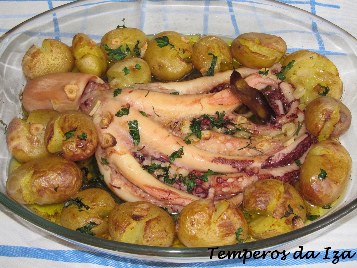 Receitas de Portugal Polvo á Lagareiro