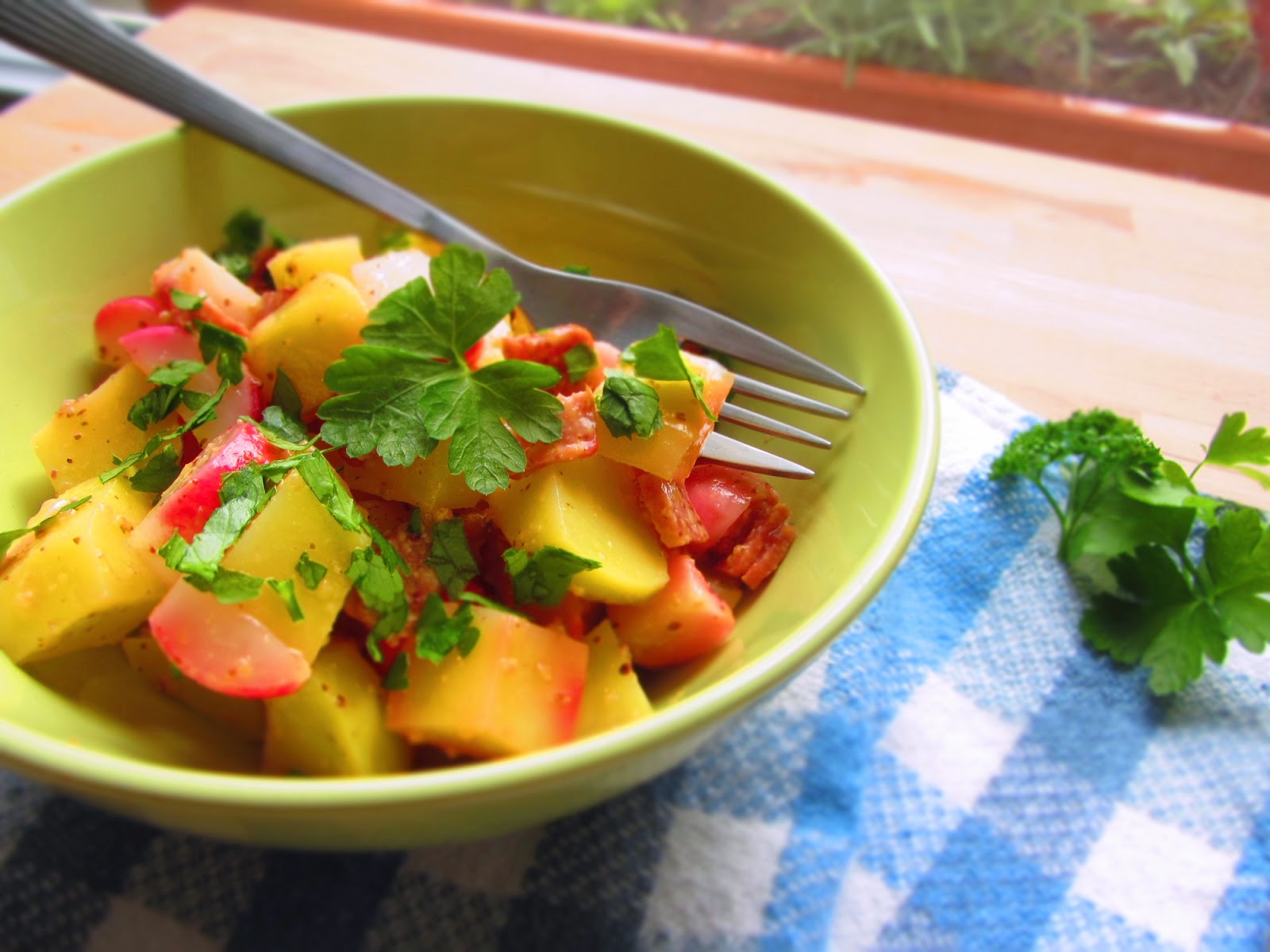 Ina Is(s)t: Kartoffel-Radieschen-Salat mit süßem Senf