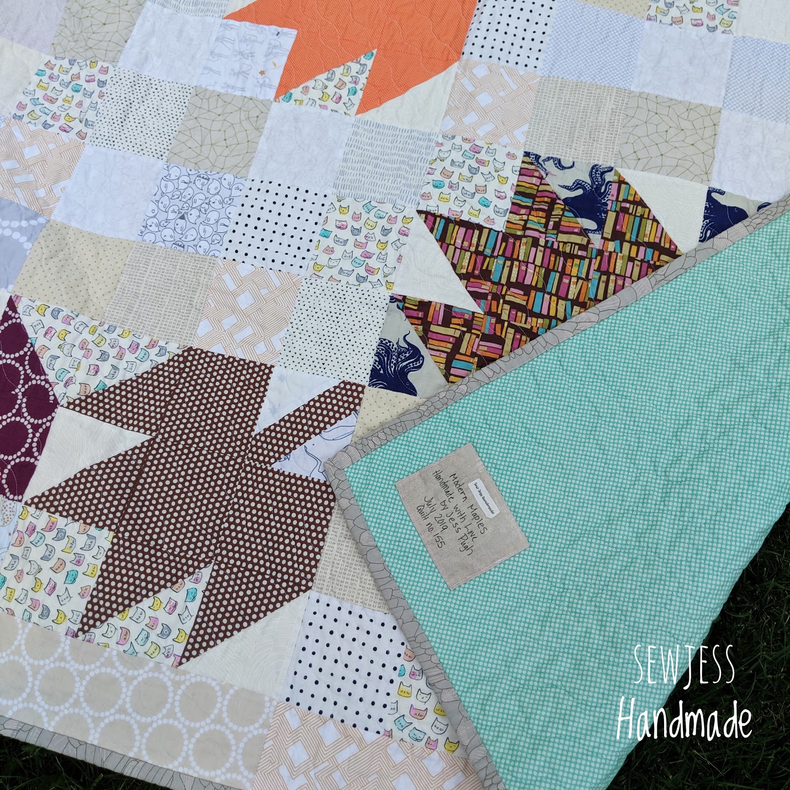 Modern Maples | A Finished Quilt | 2019 FAL