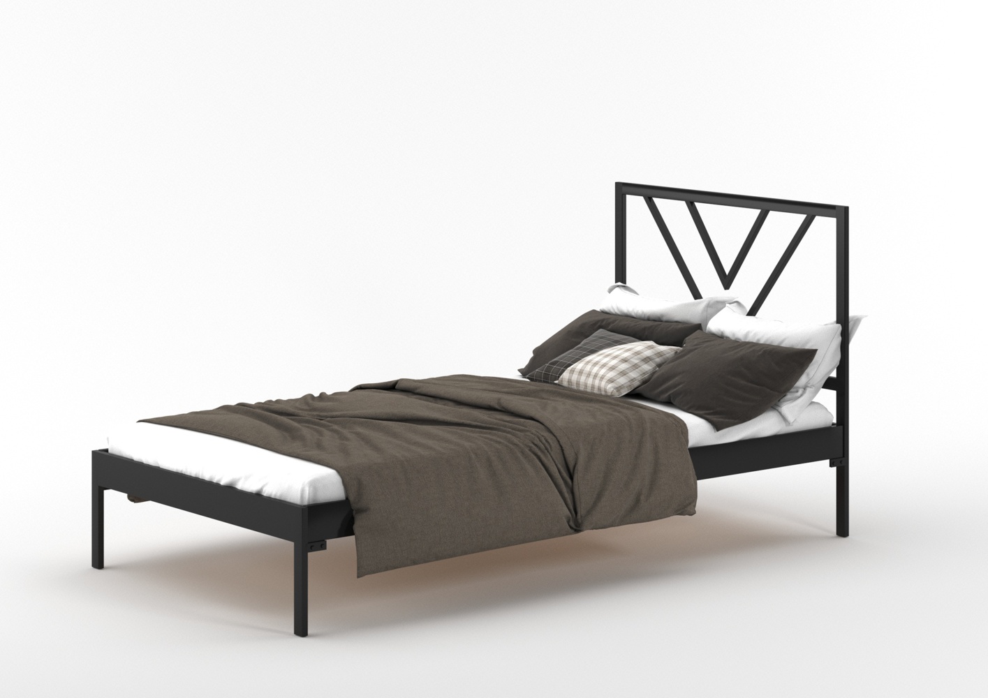 Łóżko metalowe Sidney (wzór 5) (80-100 cm)
