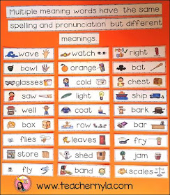 Nyla S Crafty Teaching Multiple Meaning Words Ideas For Teaching