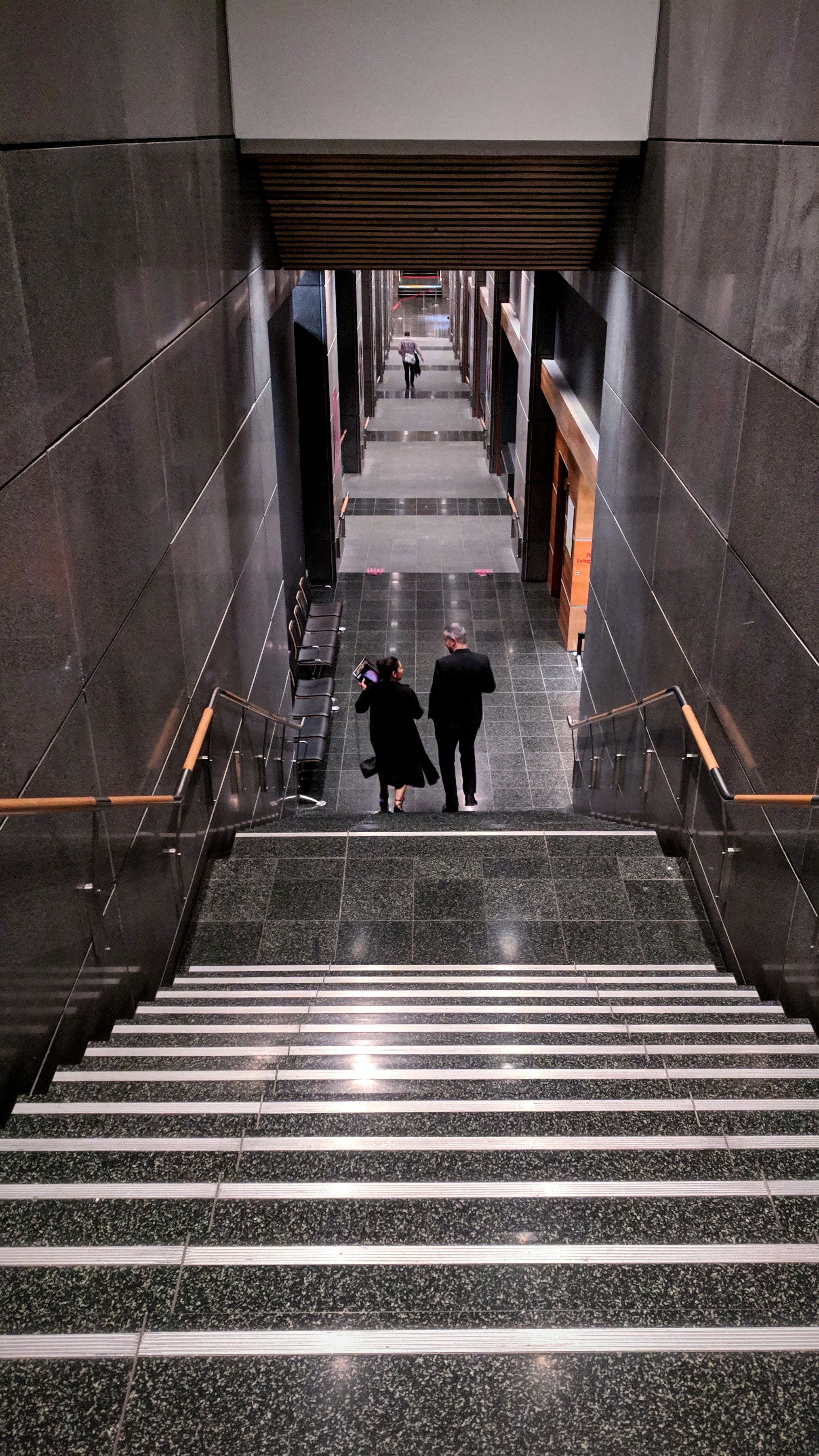 Stairs out of Te Marae