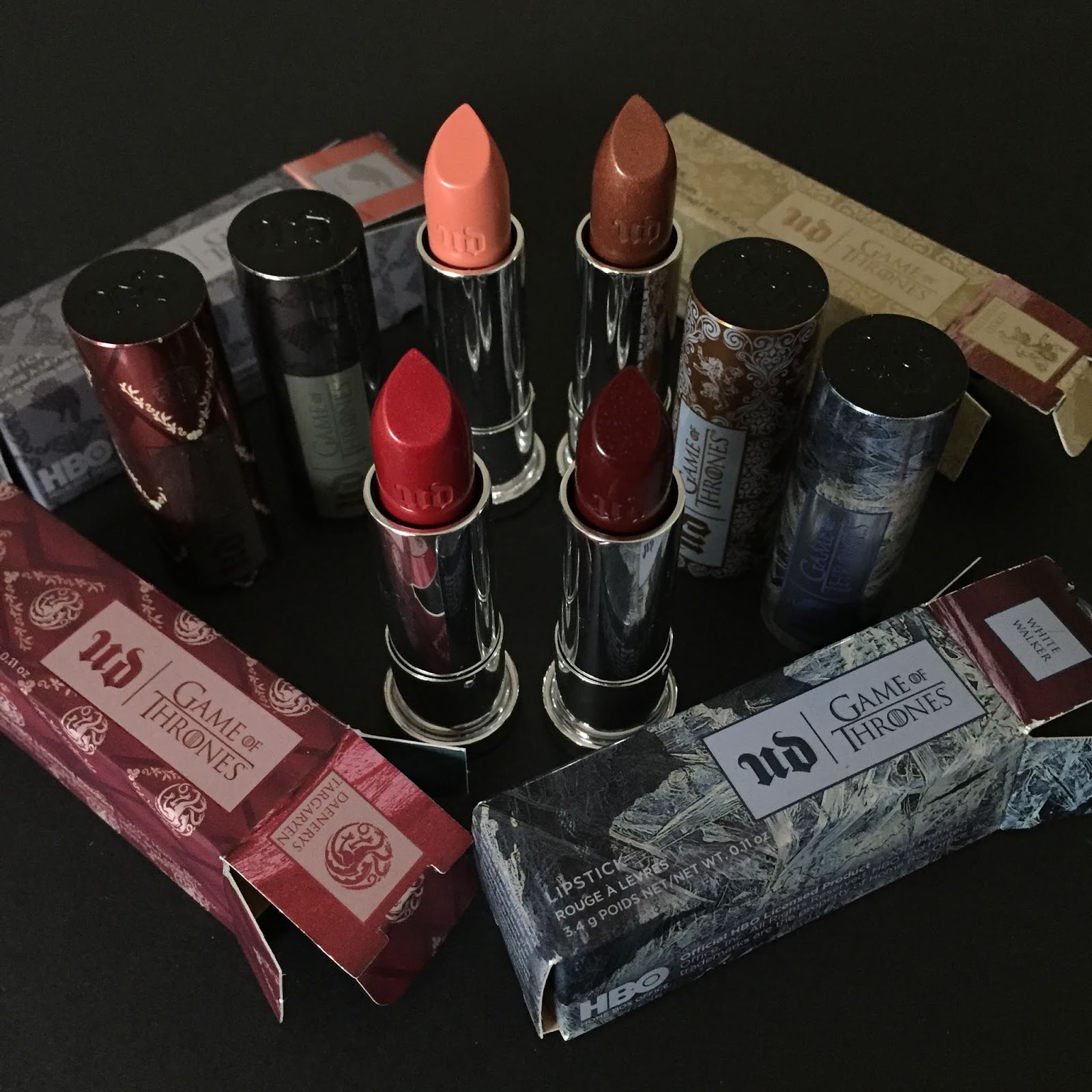 Urban Decay Game of Thrones Lipstick Review and Swatches A Very Sweet