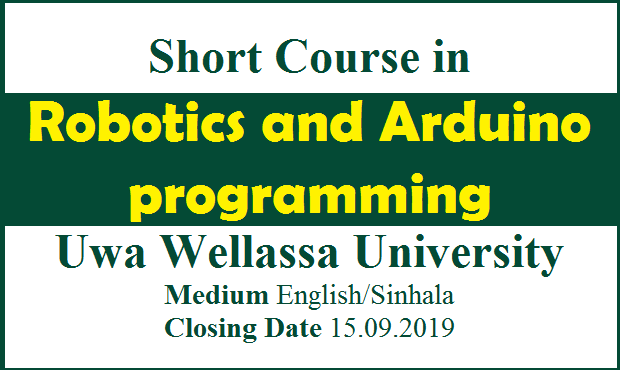 Short Course in Robotics and Arduino programming - Uwa Wellassa University 