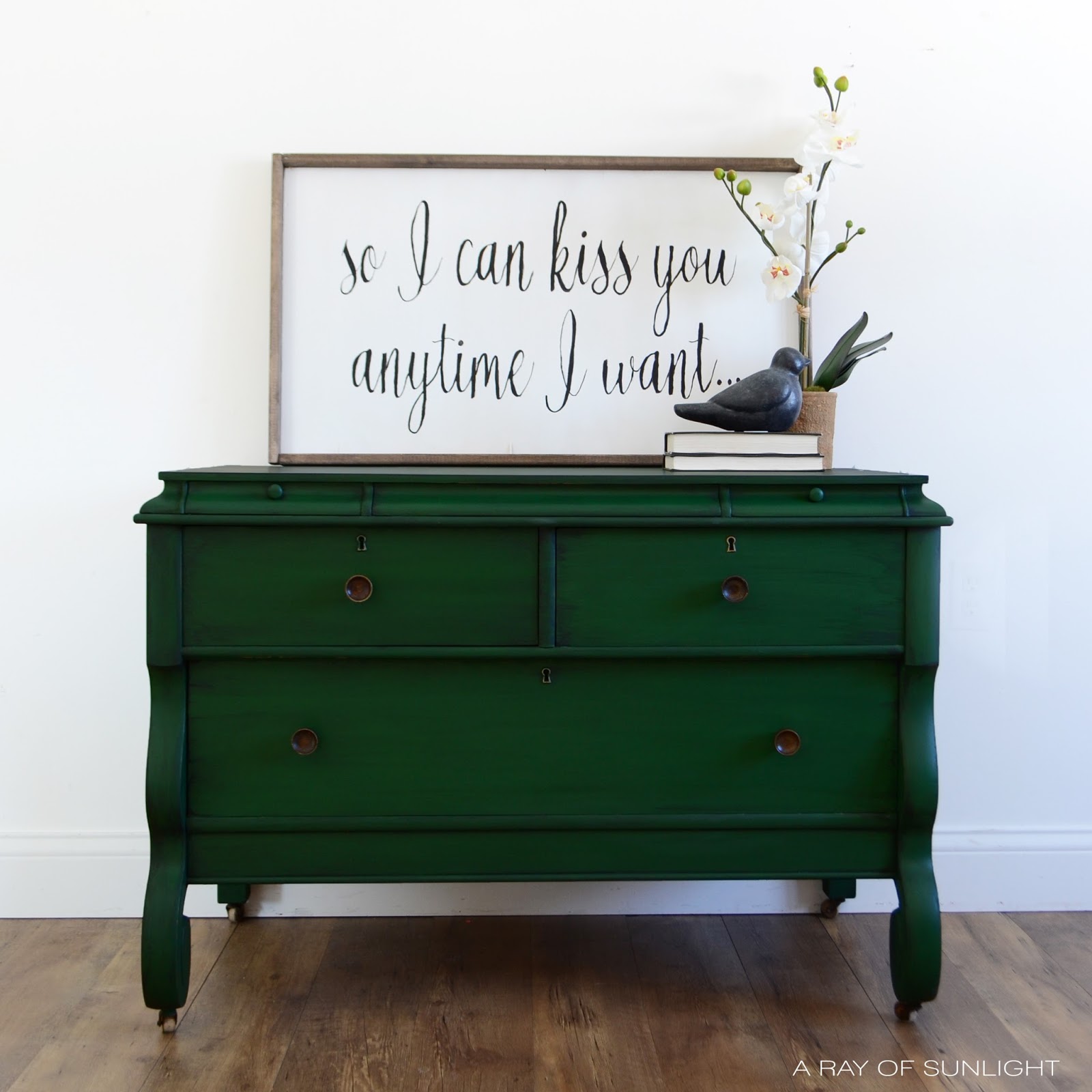 Green Empire Dresser A Ray Of Sunlight Green Painted Empire Dresser Makeover With Aged Br Hardware Furniture By A Ray Of