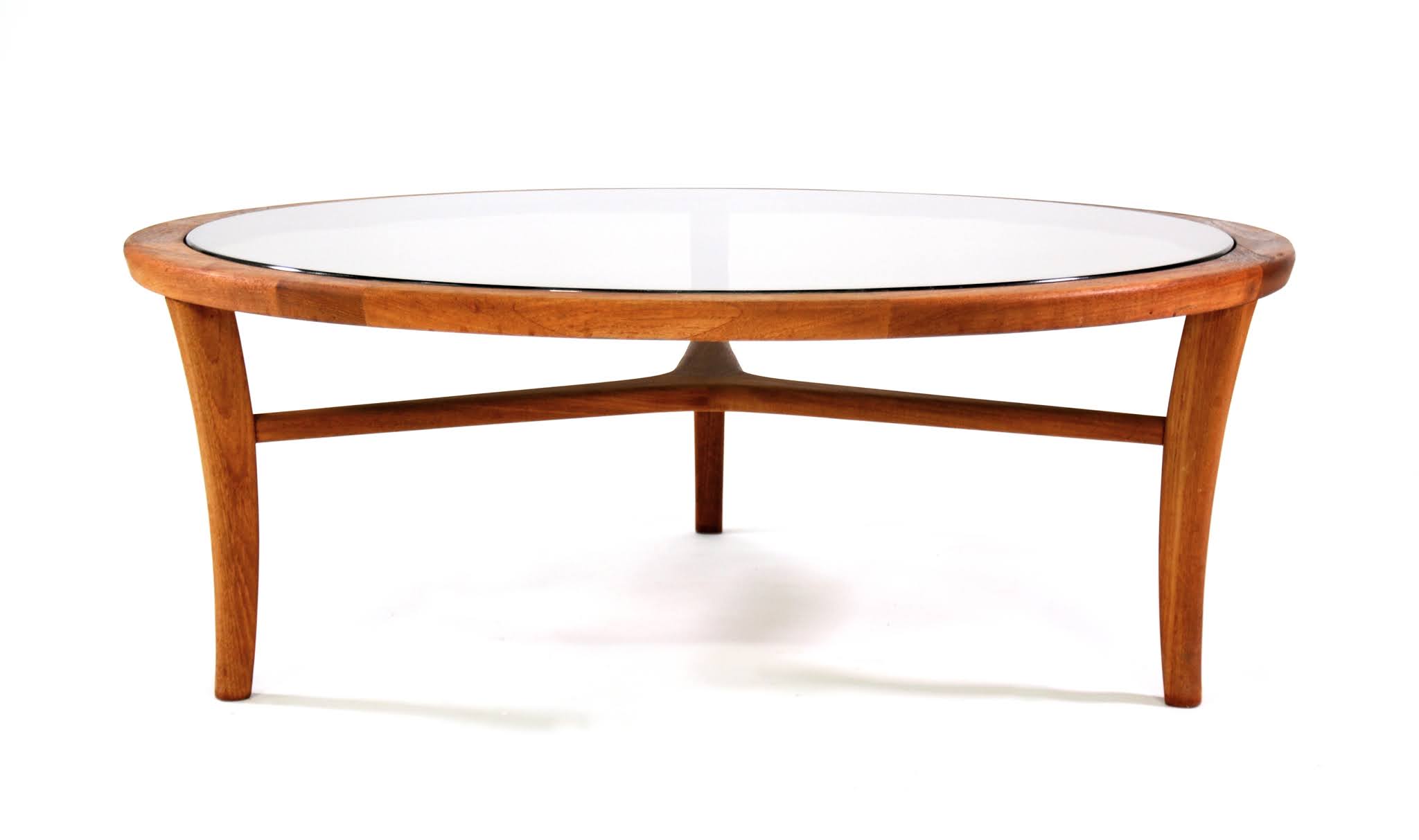SELECT MODERN Danish MidCentury Modern Teak and Smoked Glass Coffee