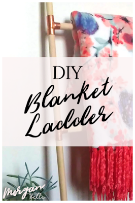 DIY blanket ladder pin