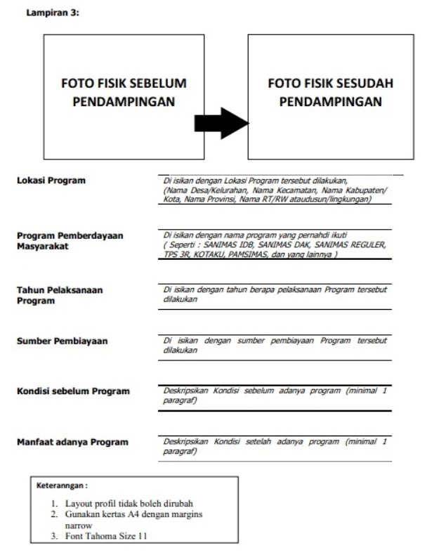 Contoh Soal Dan Contoh Pidato Lengkap Rekrutmen Tenaga Fasilitator Lapangan Tfl Kegiatan Sanimas Idb Ta 2018