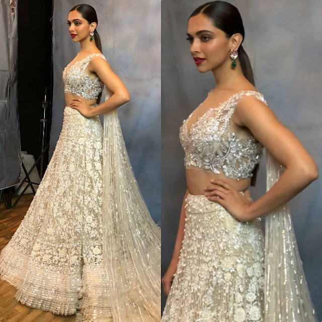 Deepika Padukone in Manish Malhotra