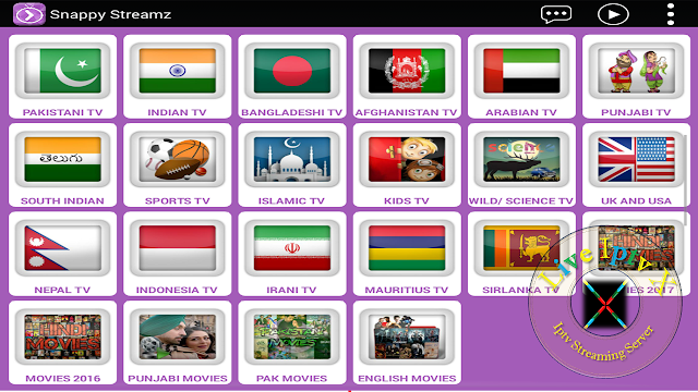 Snappy StreamZ Android Live TV Apk Snappy StreamZ Android Live TV Apk