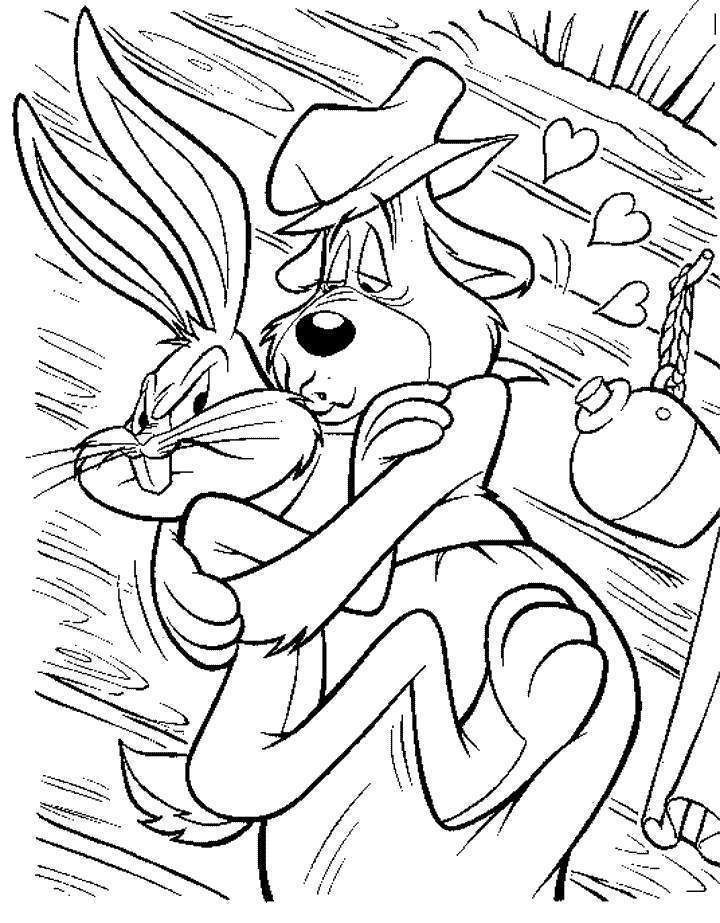 halloween bugs bunny coloring pages - photo #3