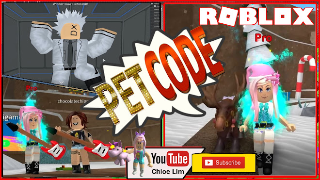 Chloe Tuber Roblox Epic Minigames Gameplay New Pet Code Sole