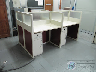 Meja Sekat Kantor Real Knockdown - Furniture Kantor Semarang Jawa Tengah