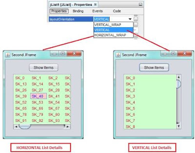 Design jList and Show data or items in jList in java Netbeans ...