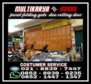 Gambar CV,Multikaryasteel Pusat informasi Terkini 2021 tentang daftar harga murah jual beli per meter persegi M2 Terkirim Terpasang Produk Pintu Rolling Door One sheet slat daun bahan galvalum bluescope solid semi full perforated lubang lubang harga rolling door slat dan rolling door industri otomatis harga Paling murah untuk wilayah Terdekat SEPERTI : Cengkareng pluit grogol tomang rawabuaya rawabelong kapuk muaraangke kedaung jelambar tanjungduren kalideres glodok tamansari tambora jembatanlima durikosambi kalijodo jembatanbesi kamal tegalalur pegadungan krukut palmerah kebonjeruk kembangan dan wilayah jakarta barat lainnya