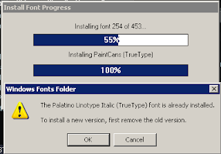 Cara install font semua windows