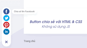 Thêm button chia sẻ chất và đẹp cho blogspot