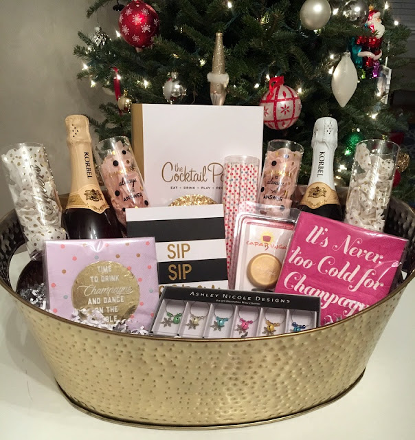 Thoughts for Thursday DIY Champagne Gift Basket and More! NKH STYLE