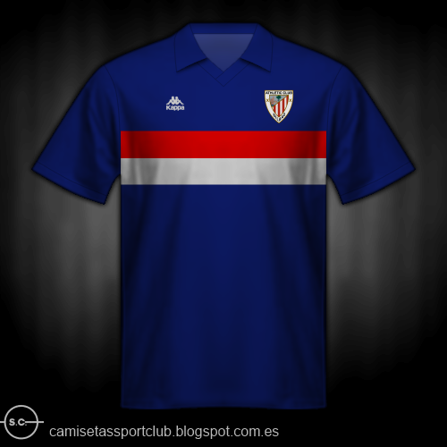 Athletic azul y blanco