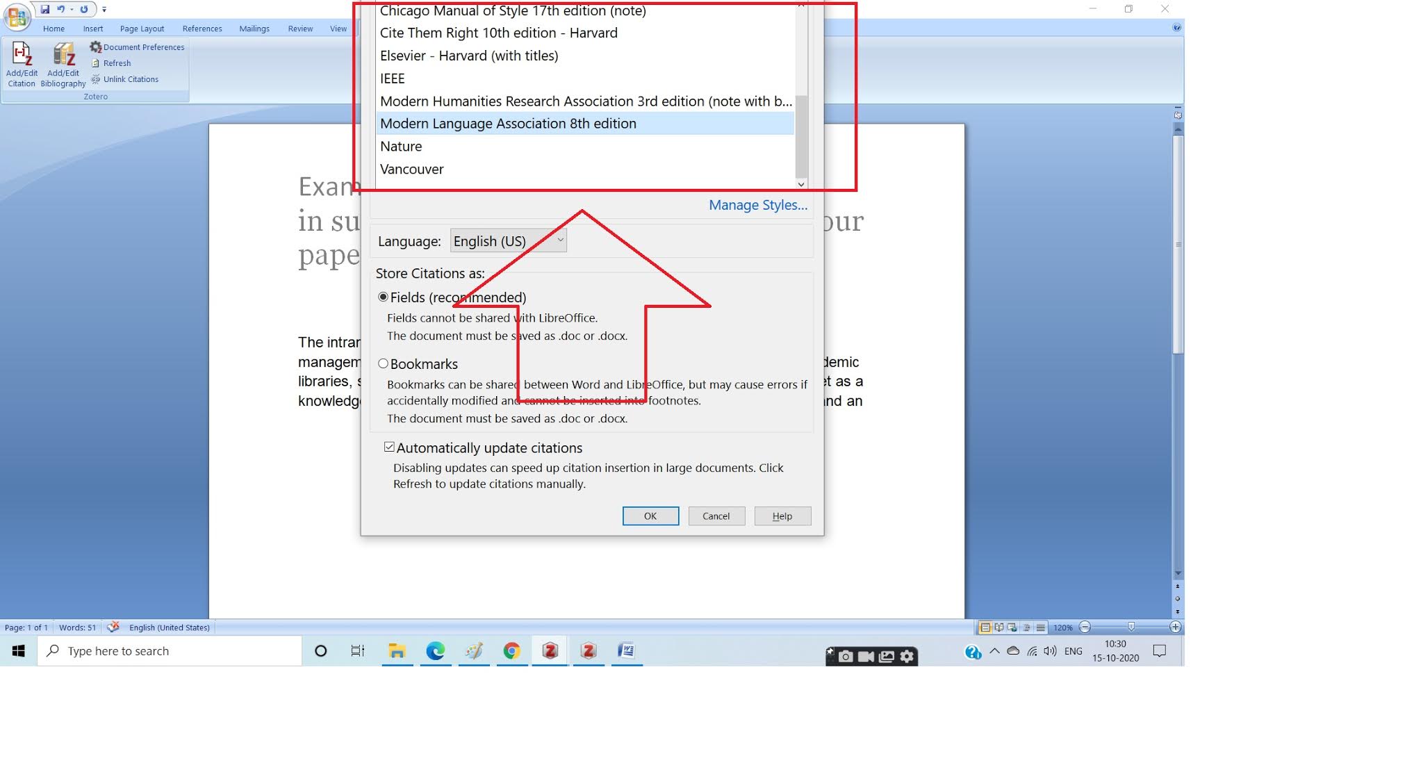 install zotero microsoft word add in