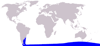 Gözlüklü liman yunusunun yaşam alanlarını gösteren harita