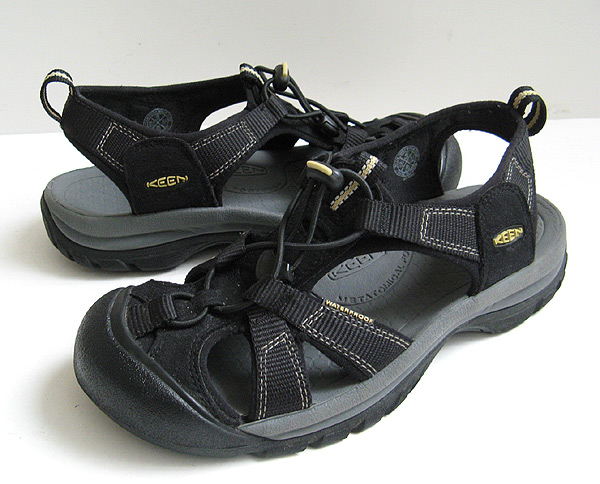 KEEN H2 NEWPORT VENICE BLACK SANDALS WOMENS SIZE 8
