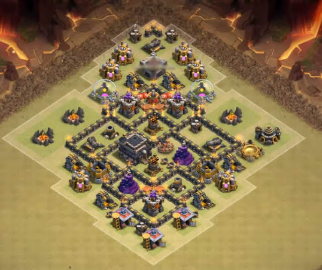 Base Town Hall 6 Clash of Clans War