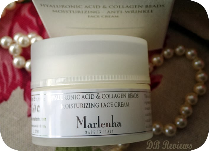 Marlenha Hyaluronic Acid & Collagen Beads Moisturizing Face Cream. DB