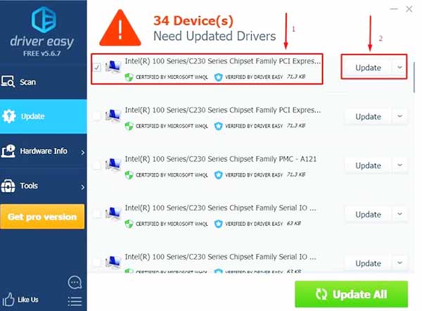 Download Driver Easy - Phần Mềm Tải Driver Cho PC Win 7/10 c
