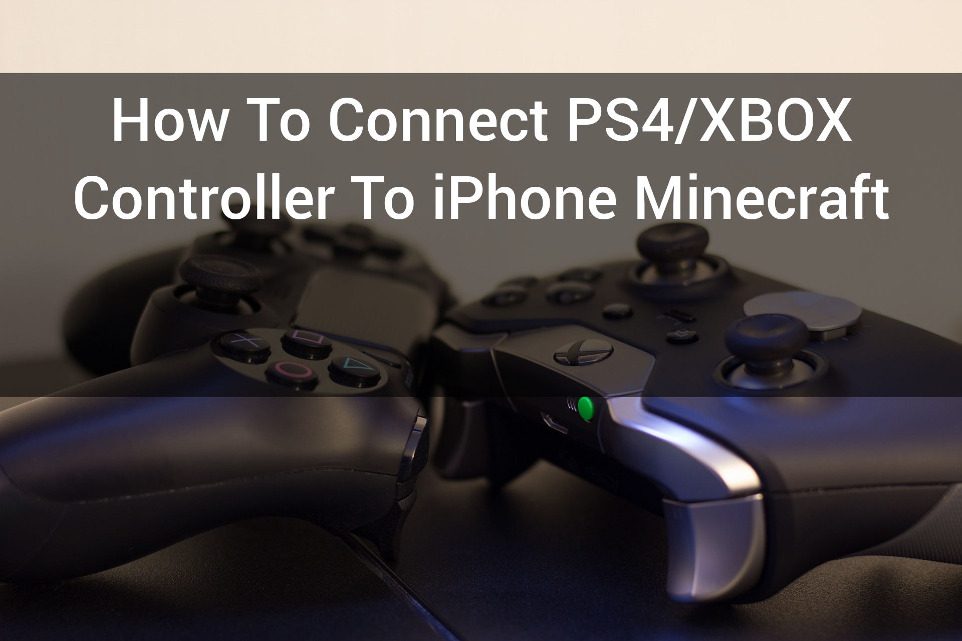 how to use ps4 controller for minecraft how to use ps4 controller for minecraft