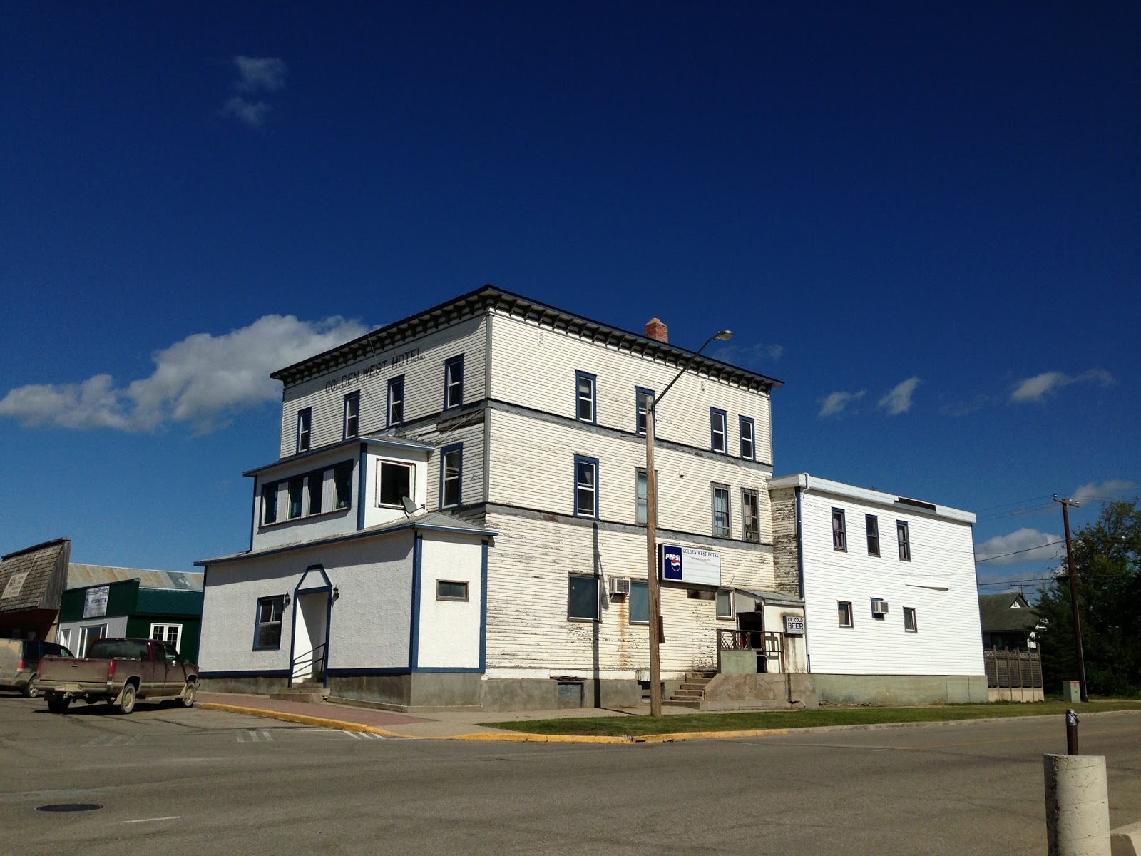 Railway & Main SmallTown Saskatchewan Hotels Preeceville's Golden