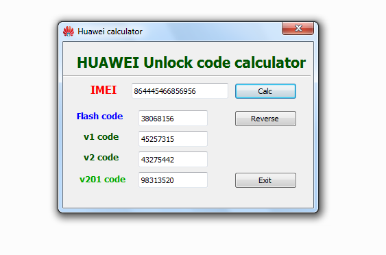 Huawei Device Unlock Code Calculator Tool Download Free Latest Crack