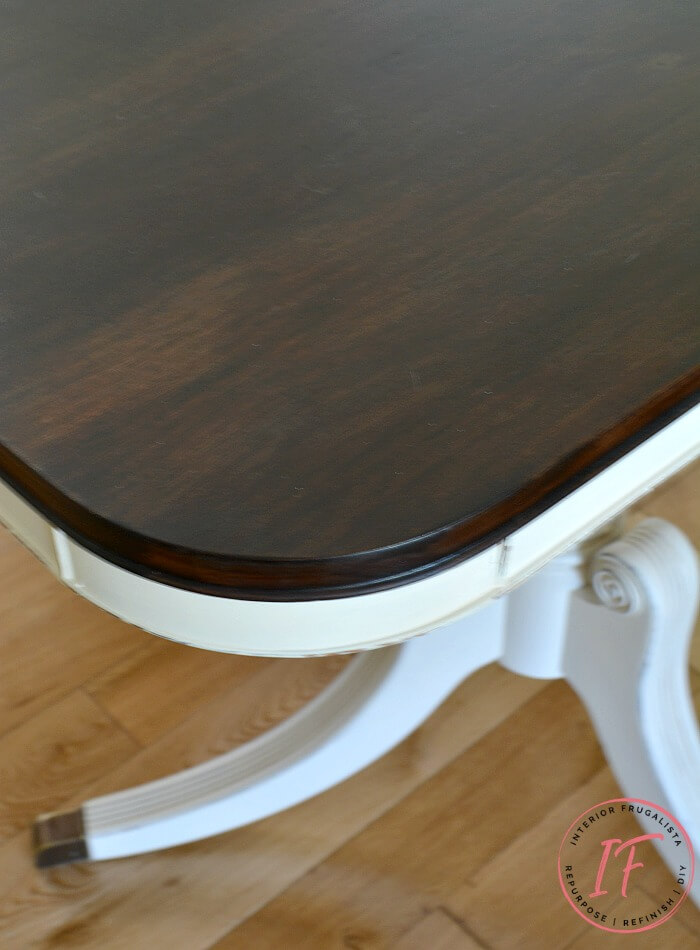 Duncan Phyfe Dining Table Makeover Interior Frugalista