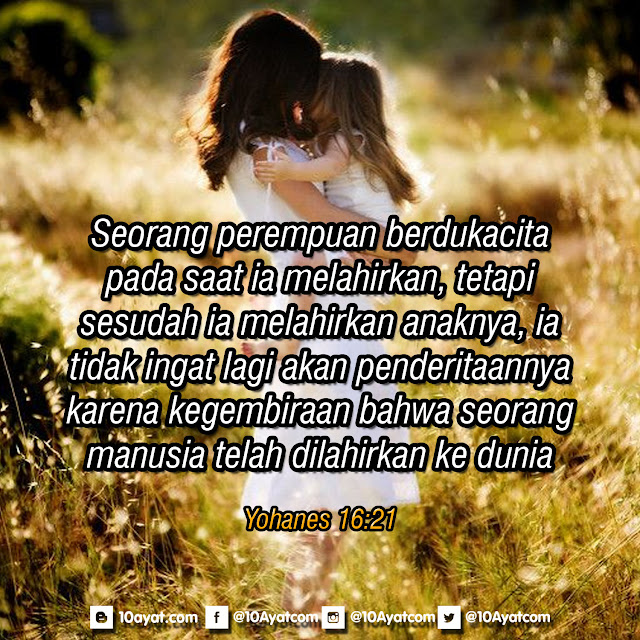 Yohanes 16 21