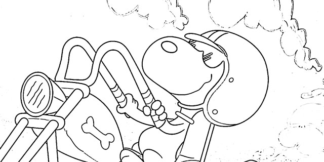 Snoopy coloring pages holiday.filminspector.com